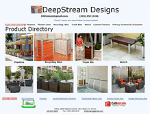 Tablet Screenshot of deepstreamdesigns.com